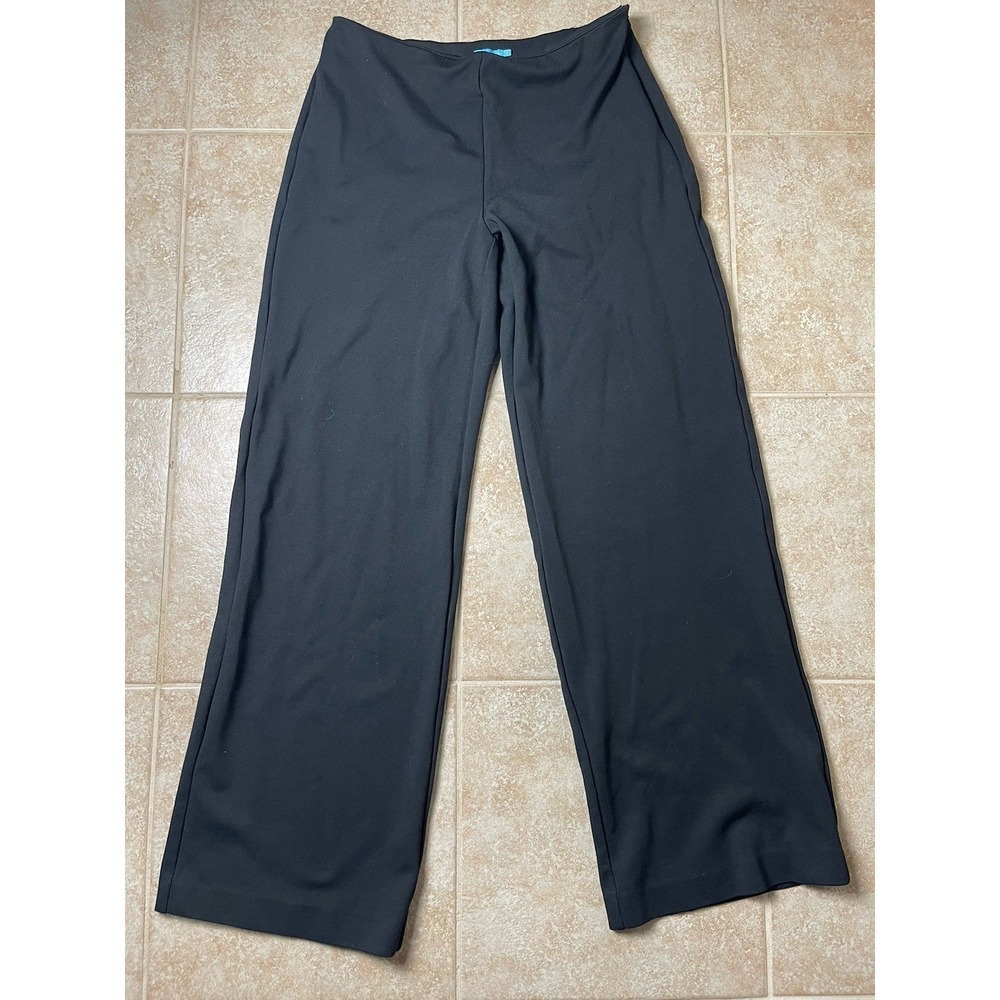 J McLaughlin Black Wide Leg Pants Size 4 Office Career Minimalist